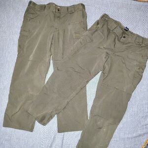5.11 Tactical Pants Men's Size 40x30‎ Olive Green Cargo Rip Stop Bundle
